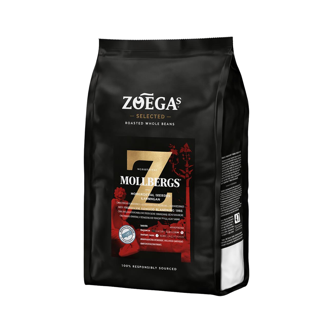 ZOEGAS MOLLBERGS WHOLE BEANS