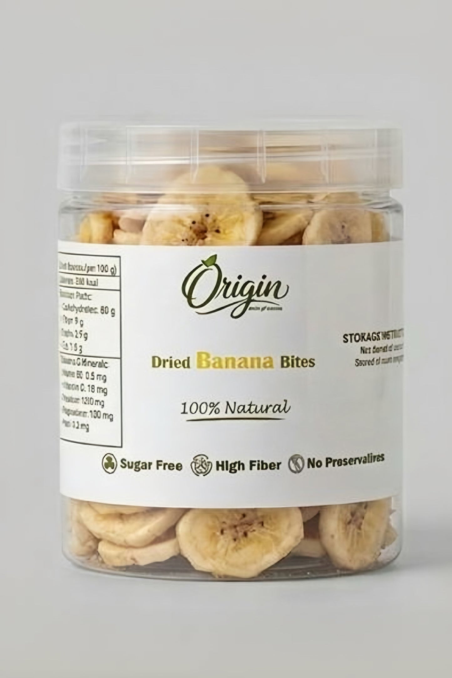 Origin Dried Fruit Bananas